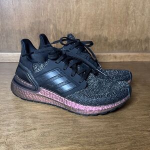 Adidas Ultra Boost 20 black signal pink
